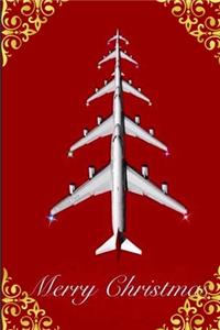 Merry Christmas Aviation Lovers and pilot Notebook For daily creative writing Journal 100 page