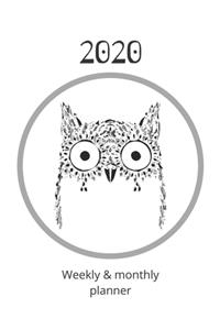 2020 Weekly & monthly planner