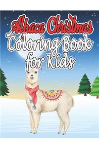 Alpaca Christmas Coloring Book for Kids