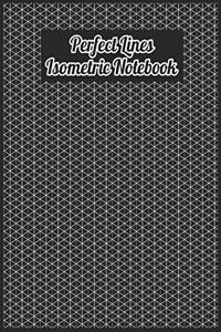 Mechanical Design Perfect Lines Isometric Grid Graph Paper Notebook Journal
