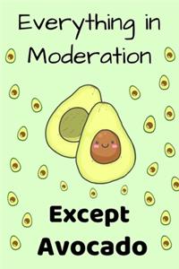 Everything in Moderation Except Avocado