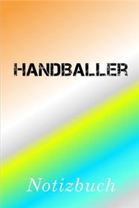Handballer Notizbuch