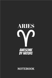 Aries Awesome by Nature Notebook