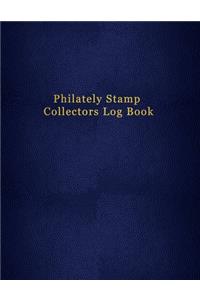 Philately Stamp Collectors Log Book