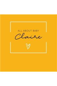 All About Baby Claire