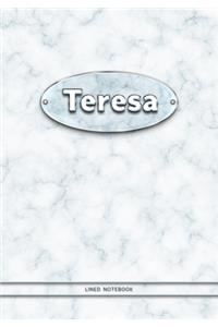 Teresa - Lined Notebook