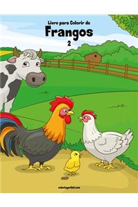 Livro para Colorir de Frangos 2