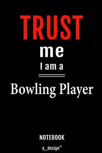 Notebook for Bowling Players / Bowling Player