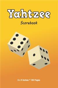 Yahtzee Scorebook (6 x 9 Inches * 100 Pages)
