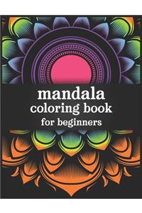 Mandala coloring book for beginners