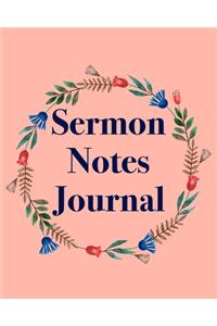 Sermon Notes Journal: An Inspirational Worship Notebook