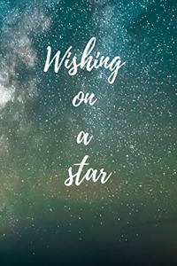 Wishing on a star.