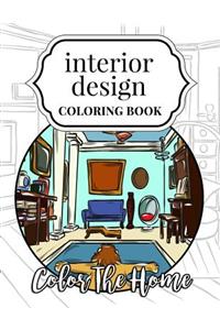 Interior Design Coloring Book