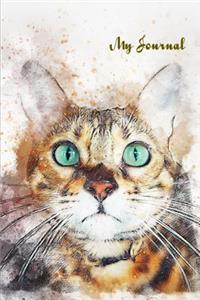 My Journal. for Cats Pets Lover. Blank Lined Notebook Planner Diary.