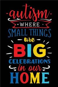 Autism Where Small Things Are Big Celebrations in Our Home
