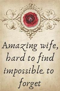 Amazing Wife, Hard to Find Impossible to Forget