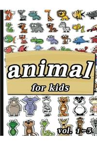 Animal for Kids Coloring Book