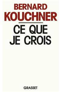 Ce que je crois