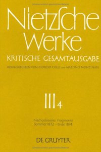 Nachgelassene Fragmente Sommer 1872 - Ende 1874