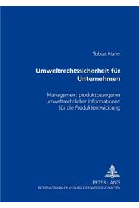 Umweltrechtssicherheit Fuer Unternehmen