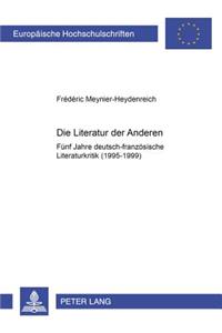 Die Literatur Der Anderen