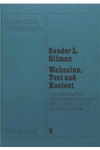 Wahnsinn, Text Und Kontext