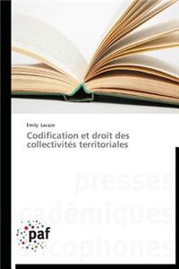 Codification Et Droit Des Collectivités Territoriales