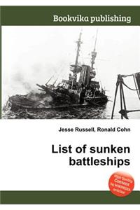 List of Sunken Battleships