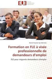 Formation en fle à visée professionnelle de demandeurs d emploi