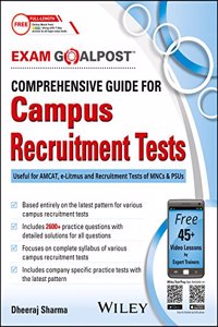 Wiley's Comprehensive Guide for Campus Recruitment Tests Exam Goalpost