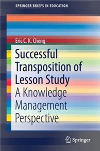 Successful Transposition of Lesson Study