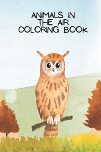 Animals in the Air Coloring Book