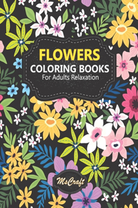 Flowers Coloring books for adults relaxation