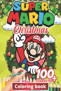 Super mario Christmas Coloring Book