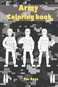 Army Coloring Book For Boys