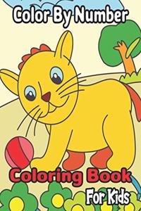 Color By Number Coloring Book For Kids