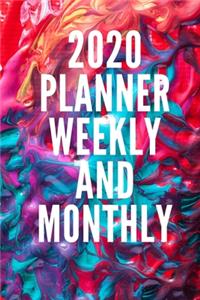 2020 Planner Weekly and Monthly