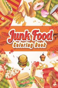 Junk food coloring book