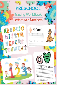 Preschool Tracing Workbook Letters and Numbers