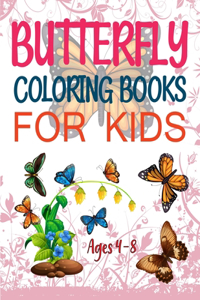 Butterfly Coloring Books For Kids Ages 4-8