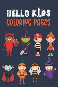 Hello Kids Coloring Pages