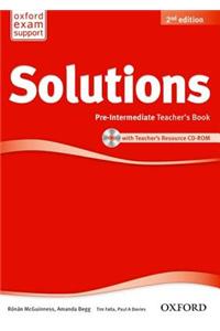 Solutions: Pre-Intermediate: Teacher's Book and CD-ROM Pack