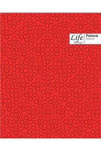 Ringed Dots Pattern Composition Notebook
