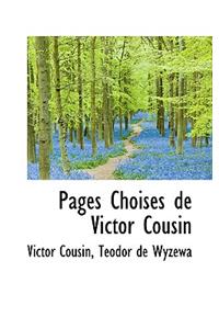 Pages Choises de Victor Cousin