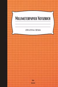Millimeterpapier Notizbuch
