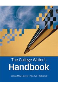 Student Grammar Exercise Booklet for Vandermey/Meyer/Van Rys/Sebranek's the College Writer's Handbook