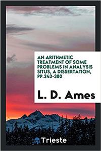 Arithmetic Treatment of Some Problems in Analysis Situs, a Dissertation, Pp.343-380