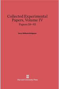 Collected Experimental Papers, Volume IV