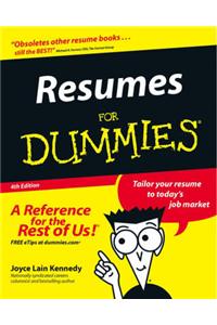 Resumes for Dummies
