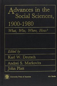 Advances in the Social Sciences 1900-1980